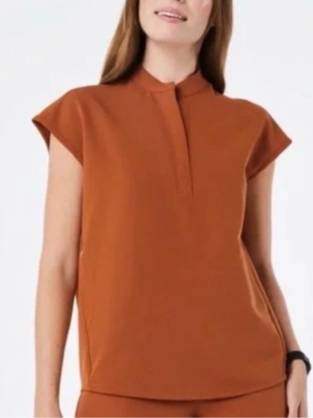 Figs Rafaela oversized scrub top chai extra large
